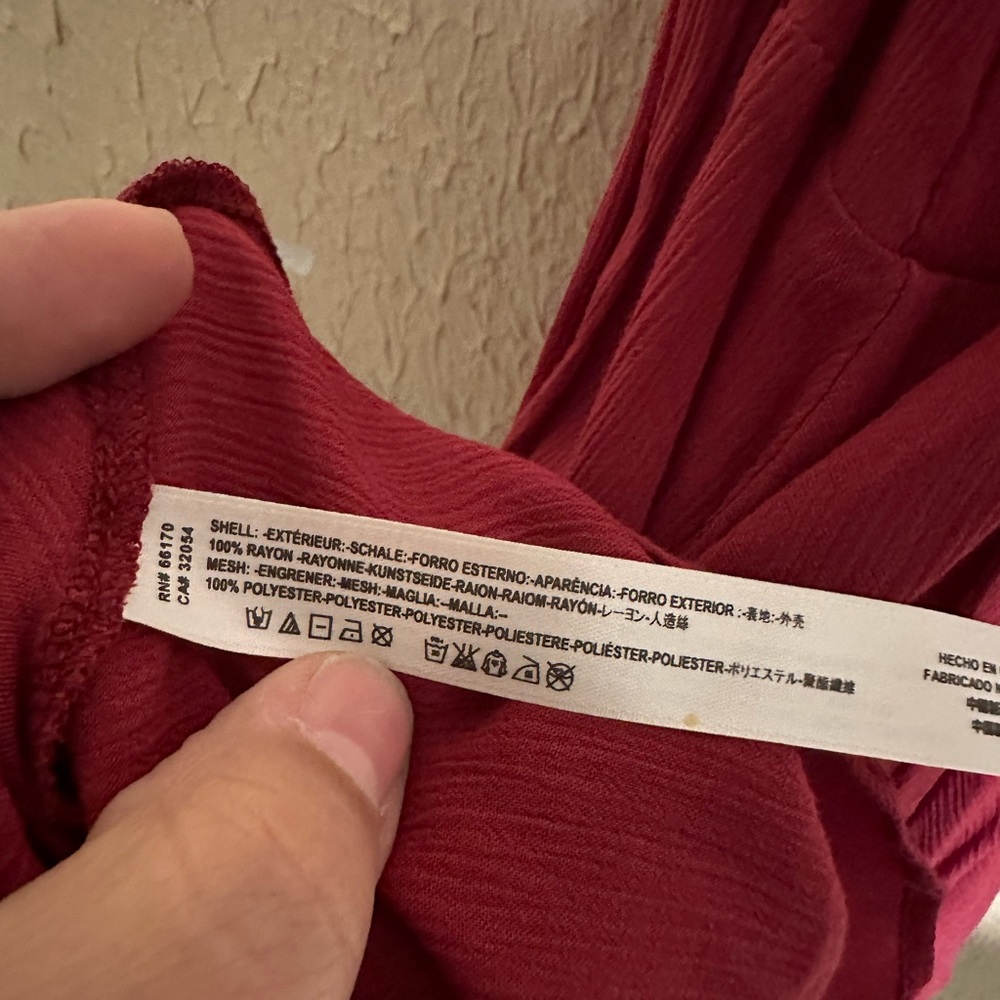Free People Black Marble Tank‎ Raspberry Size Small - Picture 9 of 9